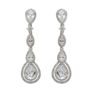 Claire Long Drop Earrings
