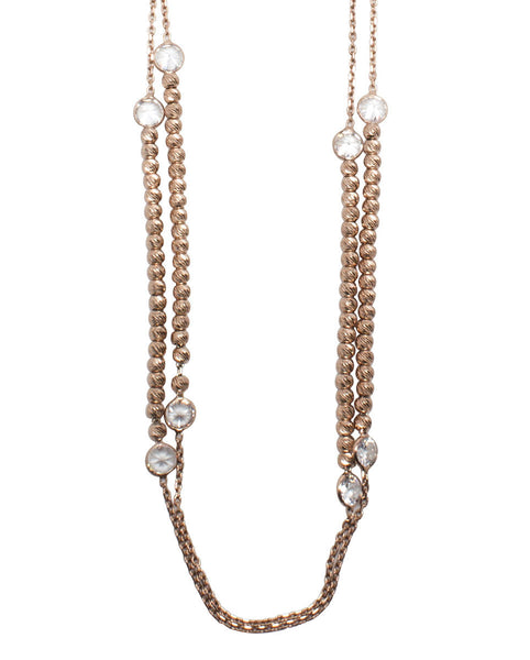 Josephine Beaded Station Necklace