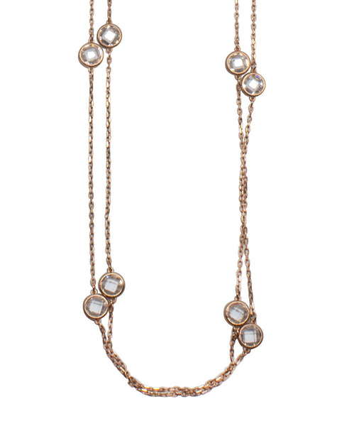 Josephine Solitaire Station Necklace