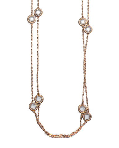 Josephine Solitaire Station Necklace